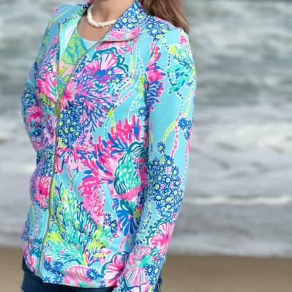 Lilly Pulitzer zip up jacket